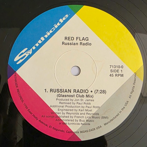 Red flag russion radio - flag, 45